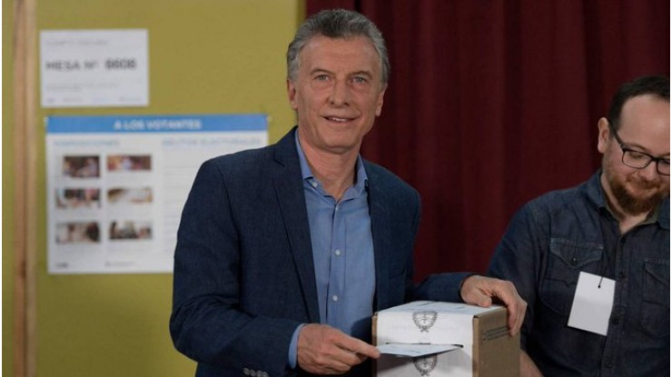 Votó Mauricio Macri